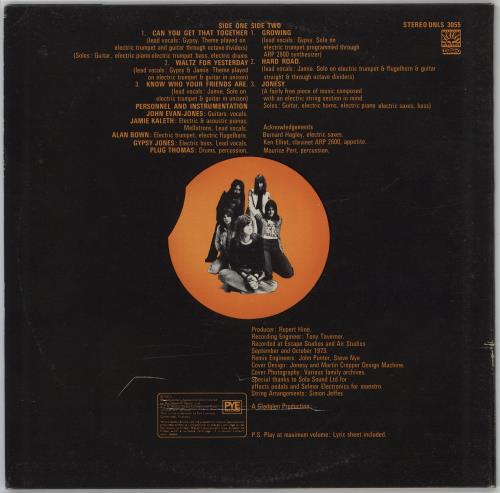 Jonesy Growing vinyl LP album (LP record) UK KVXLPGR774834