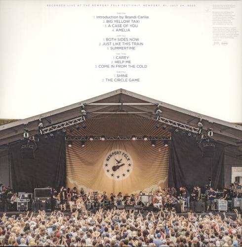 Joni Mitchell At Newport 2-LP vinyl record set (Double LP Album) UK JNI2LAT890323
