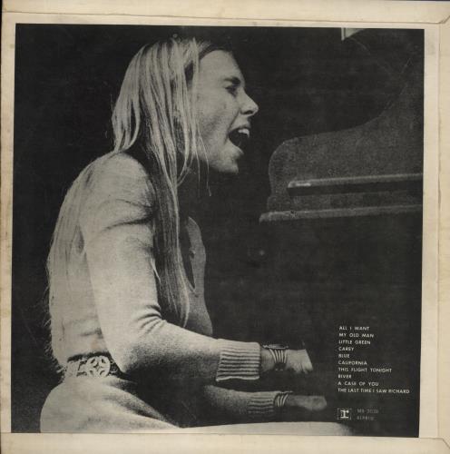 Joni Mitchell Blue vinyl LP album (LP record) Turkish JNILPBL865019