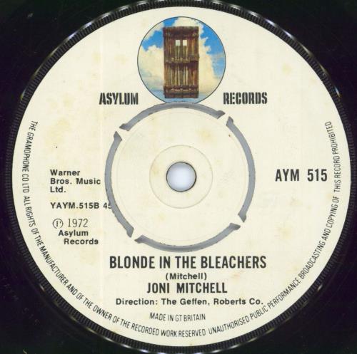 Joni Mitchell Cold Blue Steel And Sweet Fire 7" vinyl single (7 inch record / 45) UK JNI07CO806072