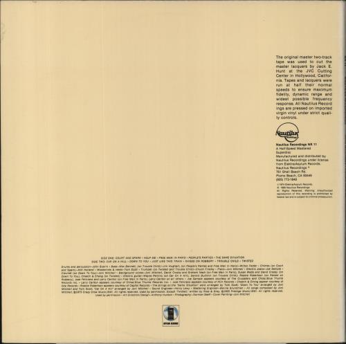 Joni Mitchell Court And Spark - Audiophile vinyl LP album (LP record) US JNILPCO74593