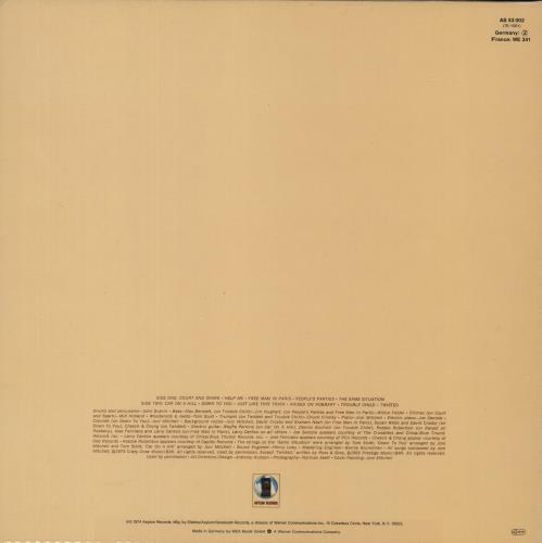 Joni Mitchell Court And Spark - G/F vinyl LP album (LP record) German JNILPCO655290