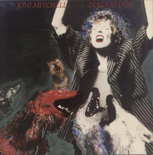 Joni Mitchell Dog Eat Dog vinyl LP album (LP record) US JNILPDO486564