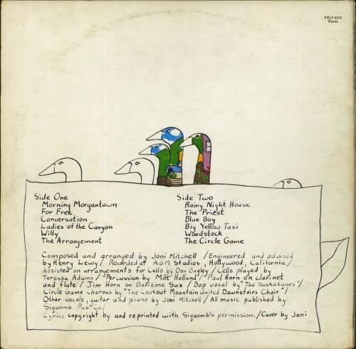 Joni Mitchell Ladies Of The Canyon - 1st - VG vinyl LP album (LP record) UK JNILPLA707218