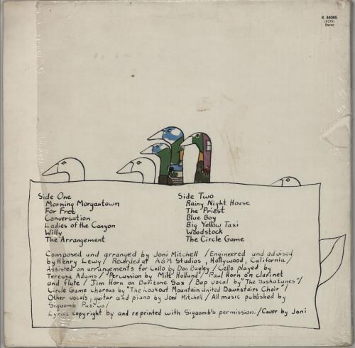 Joni Mitchell Ladies Of The Canyon - Shrink vinyl LP album (LP record) UK JNILPLA752735