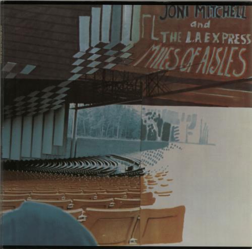 Joni Mitchell Miles Of Aisles - 2nd 2-LP vinyl record set (Double LP Album) UK JNI2LMI644385