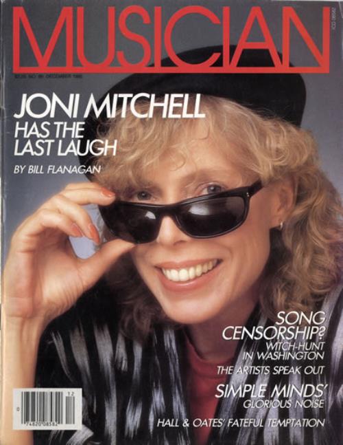 Joni Mitchell Musician magazine US JNIMAMU552907