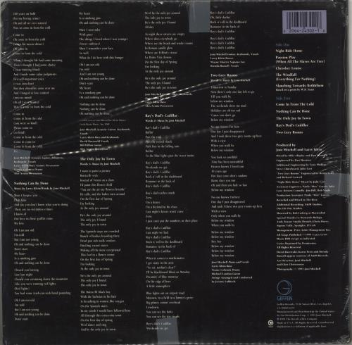 Joni Mitchell Night Ride Home - Sealed vinyl LP album (LP record) US JNILPNI735557