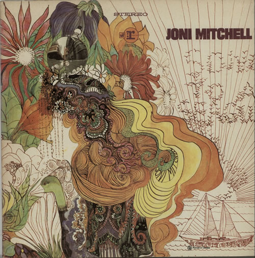 Joni Mitchell Song To A Seagull - 1st vinyl LP album (LP record) Canadian JNILPSO630418
