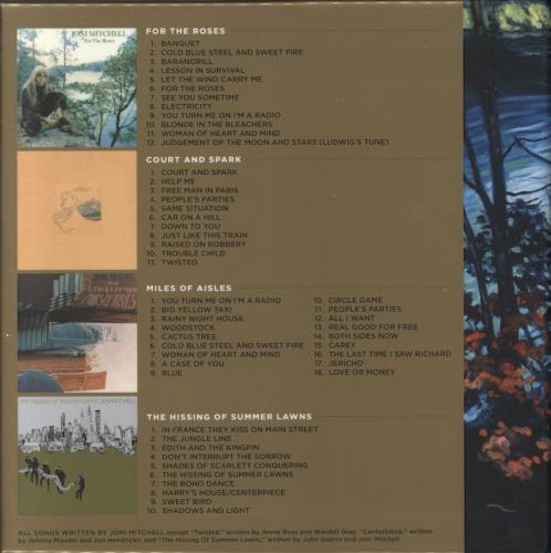 Joni Mitchell The Asylum Albums (1972�1975) CD Album Box Set German JNIDXTH821607