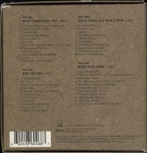 Joni Mitchell The Complete Geffen Recordings 4-CD album set US JNI4CTH791096