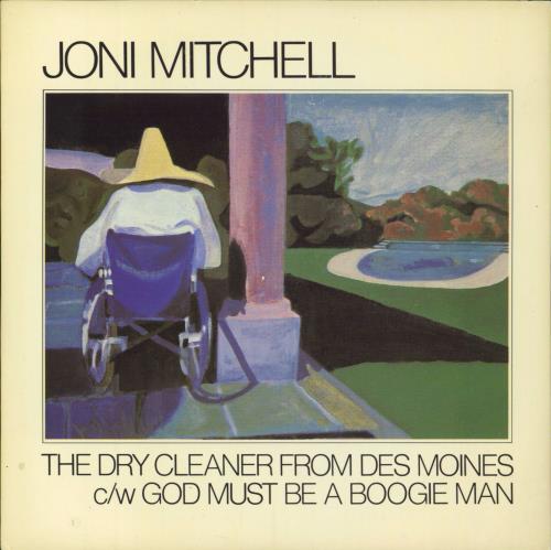 Joni Mitchell The Dry Cleaner From Des Moines 7" vinyl single (7 inch record / 45) UK JNI07TH131283
