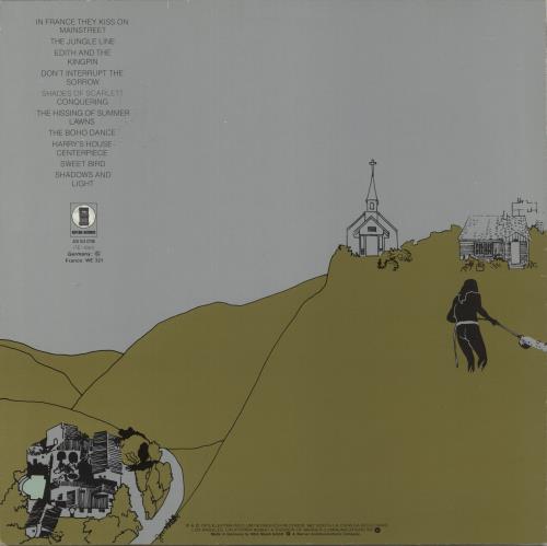 Joni Mitchell The Hissing Of Summer Lawns vinyl LP album (LP record) German JNILPTH332991