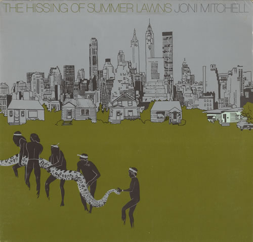 Joni Mitchell The Hissing Of Summer Lawns vinyl LP album (LP record) Canadian JNILPTH521705