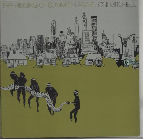Joni Mitchell The Hissing Of Summer Lawns vinyl LP album (LP record) Australian JNILPTH671111