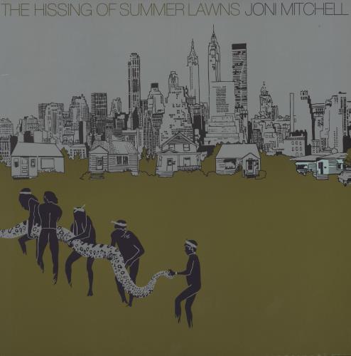 Joni Mitchell The Hissing Of Summer Lawns vinyl LP album (LP record) German JNILPTH751008