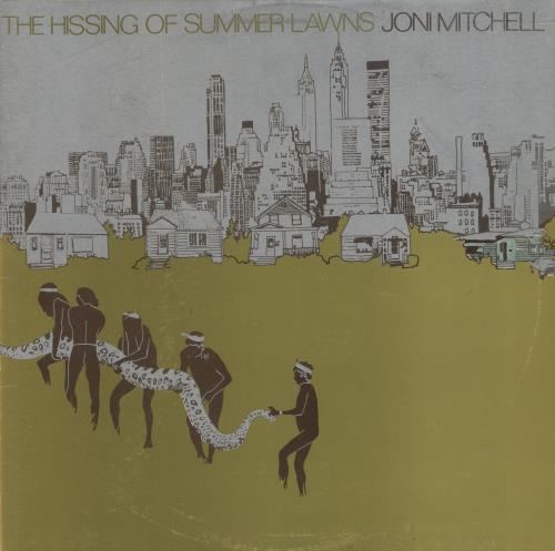 Joni Mitchell The Hissing Of Summer Lawns vinyl LP album (LP record) Portuguese JNILPTH858233