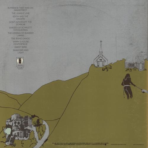 Joni Mitchell The Hissing Of Summer Lawns vinyl LP album (LP record) Portuguese JNILPTH858233