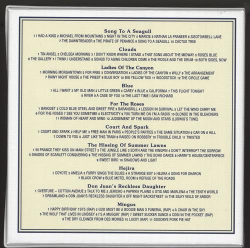 Joni Mitchell The Studio Albums 1968-1979 - Sealed CD Album Box Set UK JNIDXTH590652