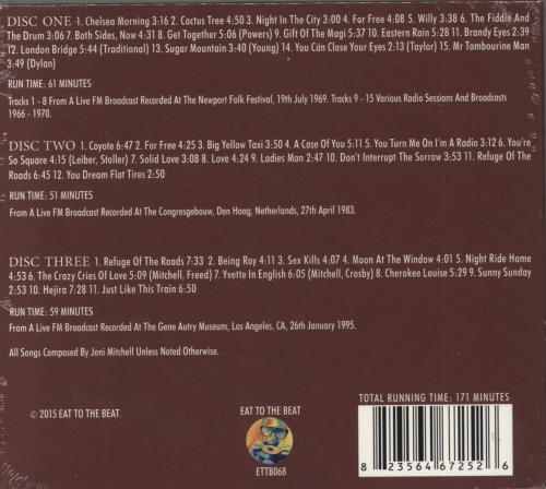 Joni Mitchell Transmission Impossible [Legendary Broadcasts From 1960s - 1990s] - Sealed 3-CD album set (Triple CD) UK JNI3CTR807487