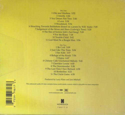 Joni Mitchell Travelogue - Sealed & Stickered 2 CD album set (Double CD) US JNI2CTR827895