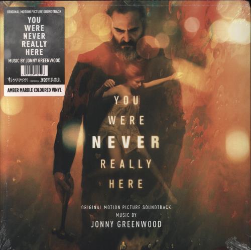 Jonny Greenwood You Were Never Really Here [Original Motion Picture Soundtrack] - Sealed - Amber Marble Vinyl vinyl LP album (LP record) UK JORLPYO836399