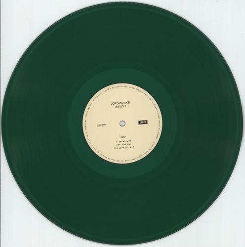 Jordan Rakei The Loop - Green Vinyl - Autographed 2-LP vinyl record set (Double LP Album) UK 4RT2LTH878134