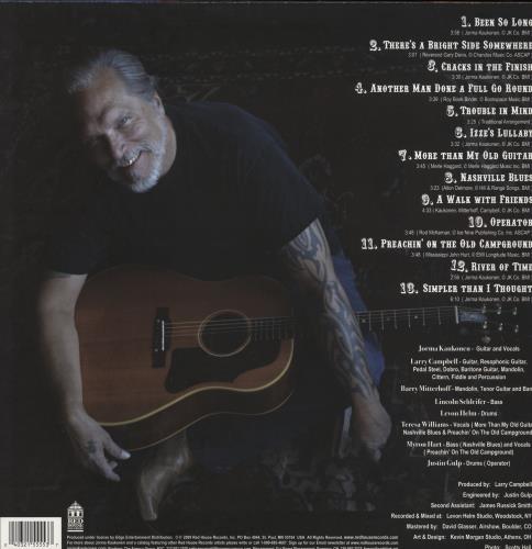 Jorma Kaukonen River Of Time vinyl LP album (LP record) US KAULPRI777584