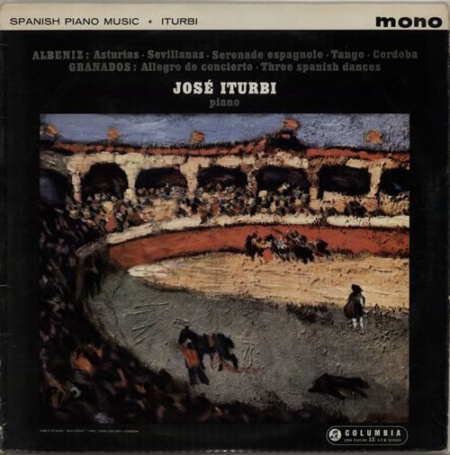 Jos� Iturbi Spanish Piano Music vinyl LP album (LP record) UK K5VLPSP632172