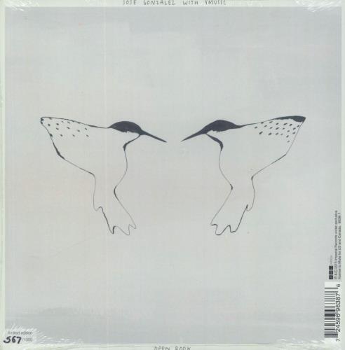 Jose Gonzalez Open Book / With The Ink Of A Ghost - Sealed 7" vinyl single (7 inch record / 45) US JSG07OP828097