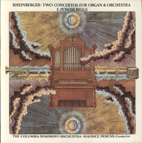 Josef Rheinberger Rheinberger: Two Concertos For Organ & Orchestra E Power Biggs op. 137 / G-moll, Op. 177 vinyl LP album (LP record) UK 850LPRH861546