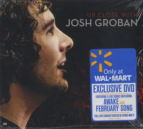 Josh Groban Up Close With - Walmart Exclusive CD single (CD5 / 5") US JHGC5UP514568