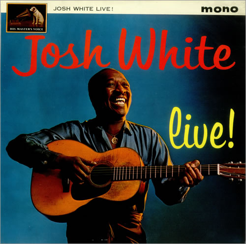 Josh White Live! - Factory Sample vinyl LP album (LP record) UK J/WLPLI451313