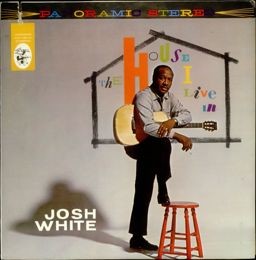 Josh White The House I Live In - Butterfly label vinyl LP album (LP record) US J/WLPTH536445