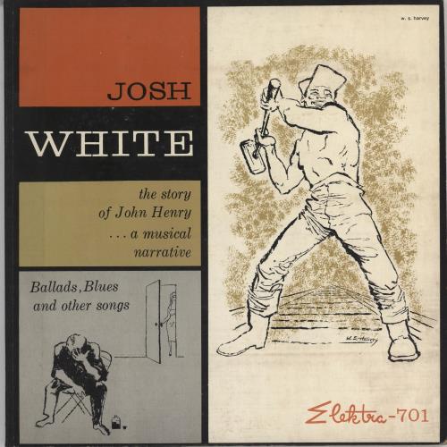Josh White The Story Of John Henry... A Musical Narrative 10" vinyl single (10 inch record) US J/W10TH766658