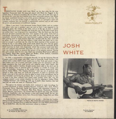 Josh White The Story Of John Henry... A Musical Narrative 10" vinyl single (10 inch record) US J/W10TH766658