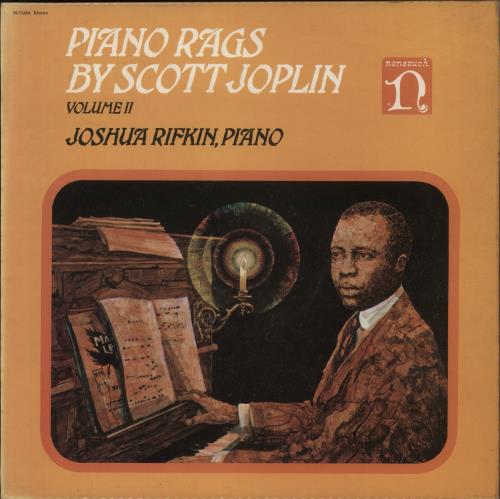 Joshua Rifkin Piano Rags By Scott Joplin Volume II vinyl LP album (LP record) UK KX0LPPI461760
