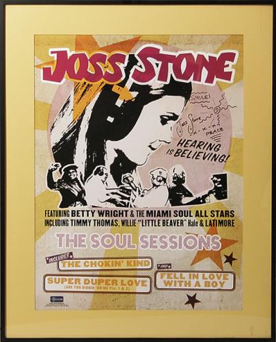 Joss Stone The Soul Session - Autographed memorabilia US JSEMMTH495988