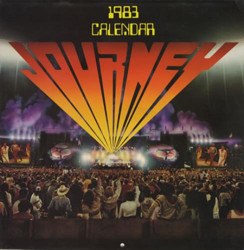 Journey 1983 Calendar calendar US JOUCACA354477
