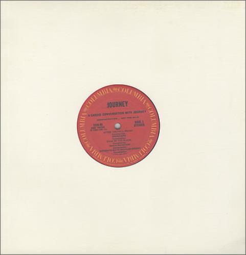 Journey A Candid Conversation vinyl LP album (LP record) Canadian JOULPAC69479