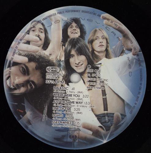 Journey Captured 2-LP vinyl record set (Double LP Album) Dutch JOU2LCA751586