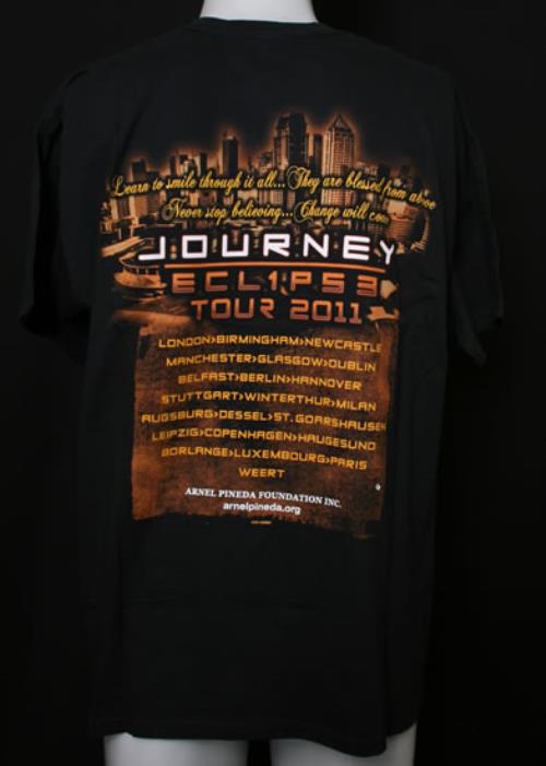 Journey Eclipse Tour 2011 t-shirt UK JOUTSEC579873
