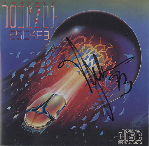 Journey Escape / Frontiers - Autographed 2 CD album set (Double CD) US JOU2CES439594