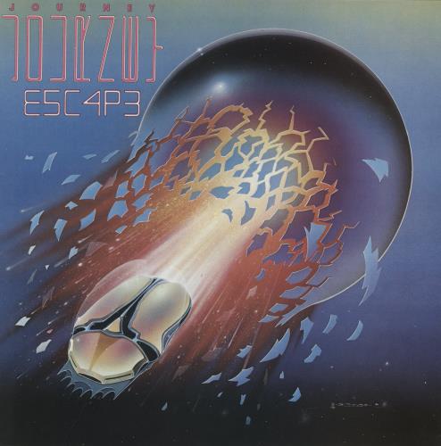 Journey Escape - 1st + Insert vinyl LP album (LP record) UK JOULPES547251