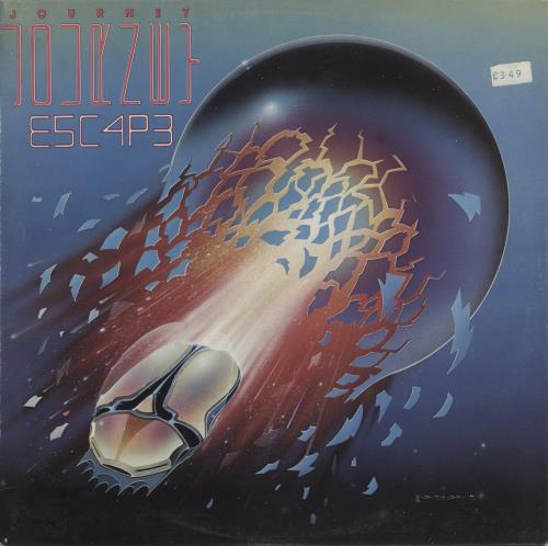 Journey Escape vinyl LP album (LP record) Greek JOULPES888574