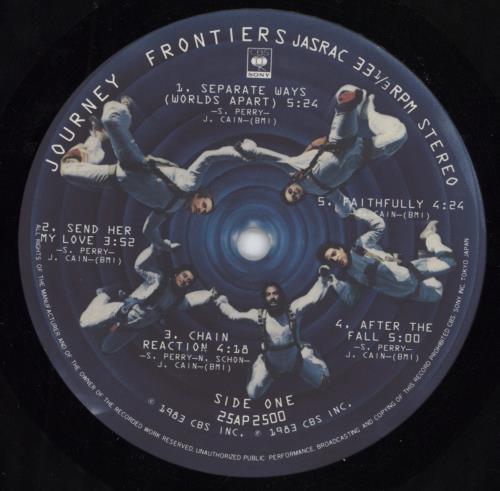 Journey Frontiers + Promo Outer & Stand vinyl LP album (LP record) Japanese JOULPFR796633