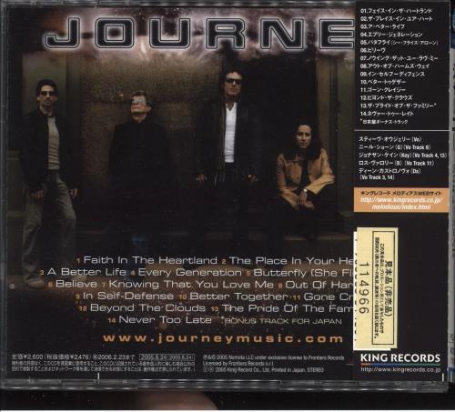 Journey Generations CD album (CDLP) Japanese JOUCDGE711269