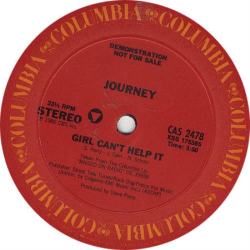 Journey Girl Can't Help It 12" vinyl single (12 inch record / Maxi-single) US JOU12GI141078