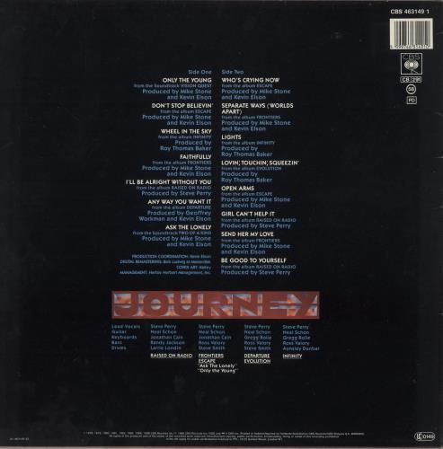 Journey Greatest Hits vinyl LP album (LP record) Dutch JOULPGR868262