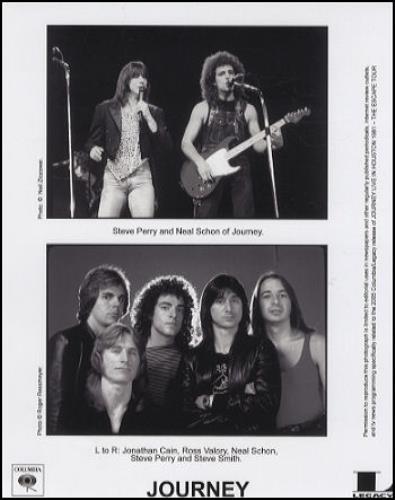 Journey Live In Houston 1981 - Escape Tour media press pack US JOUPPLI442819
